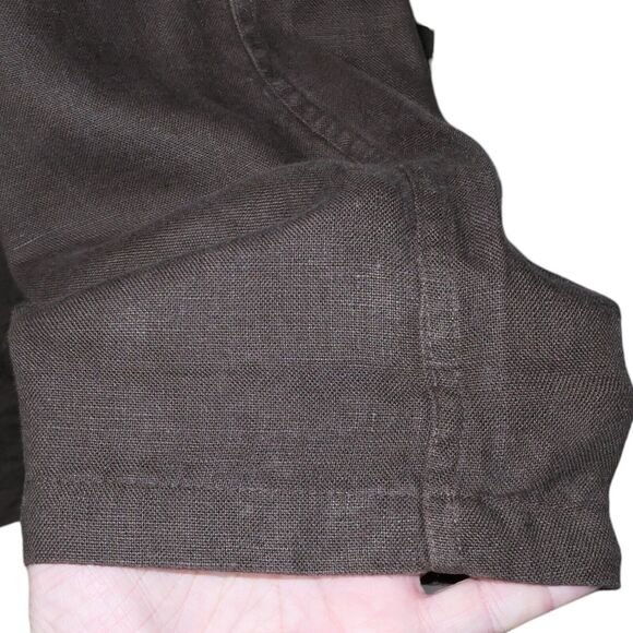Charter Club Woman 2XL 100% Linen Brown Blazer Jacker Brown Long Sleeve EUC - Picture 10 of 12